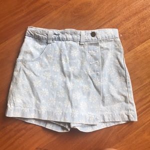 Super cute vintage denim/jean skort